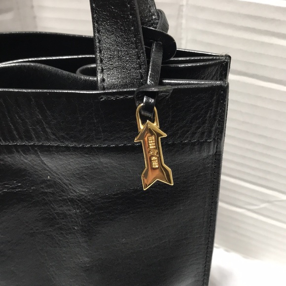 Gold Pfeil leather bag with multi compartments. Made in Germany. NWOT - Picture 6 of 13